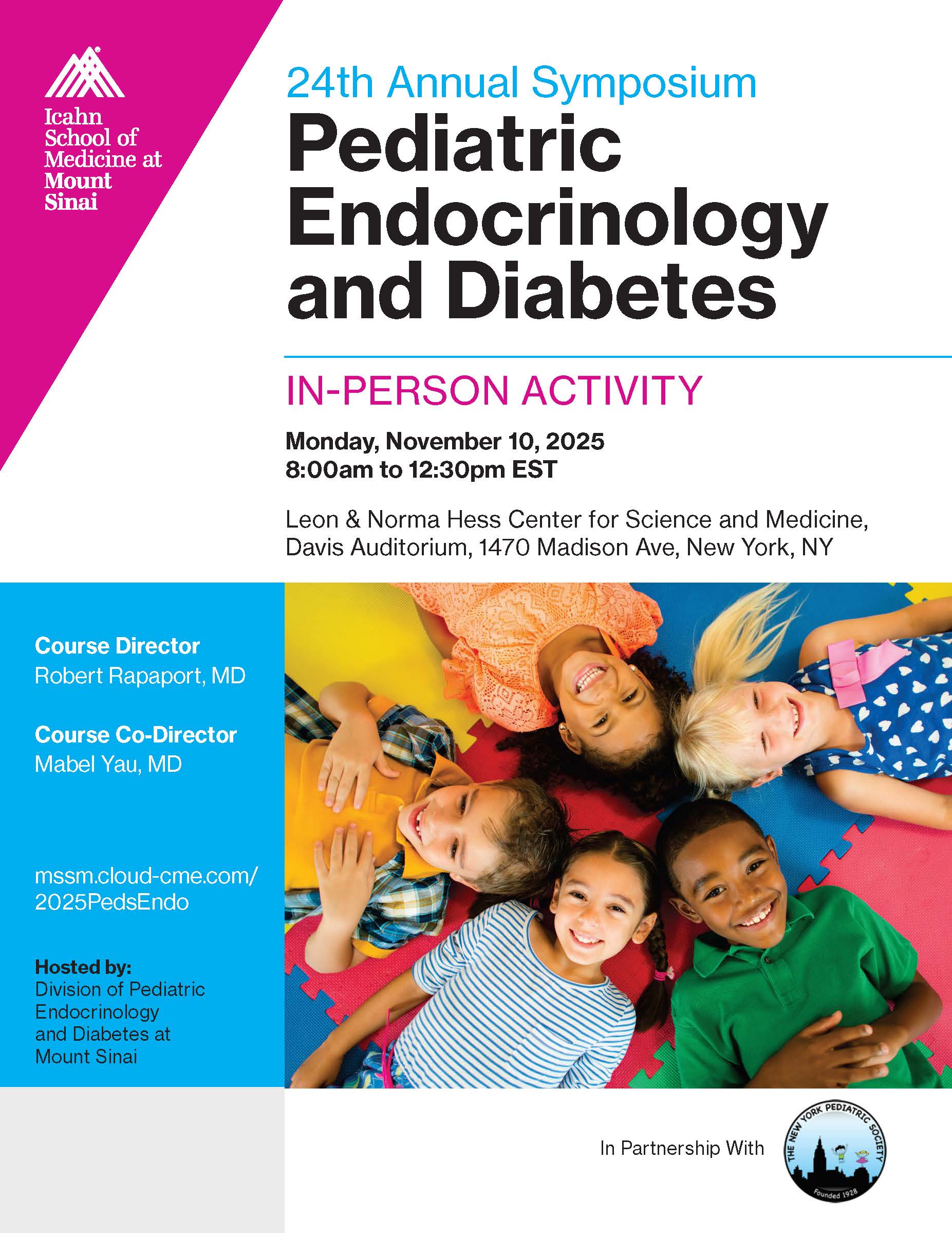 24th Annual Pediatric Endocrinology and Diabetes Symposium Banner